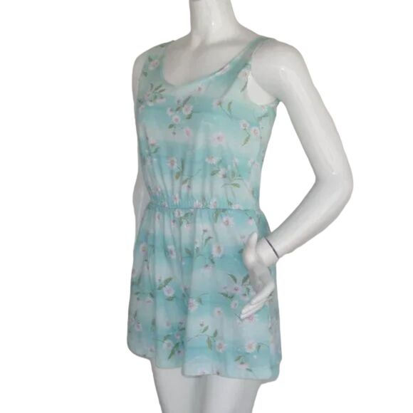 Originals Romper, S, Floral Print, Tank upper, Pockets, Elastic waist, Vintage - Picture 3 of 11